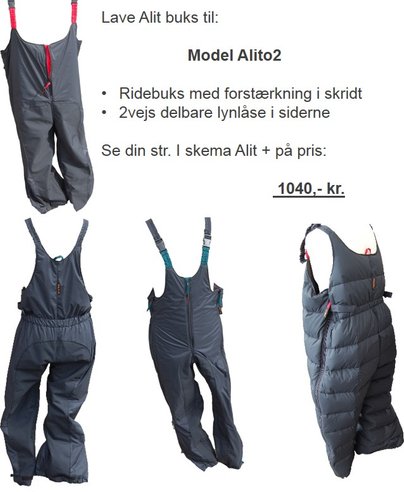overalls med lynlås i sider , handicap tøj, model Alito2